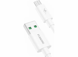 Foneng USB-A - microUSB USB kabel 1 m Bílý (X67 Micro)