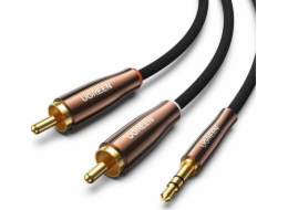 Ugreen Jack 3,5 mm - RCA (Cinch) kabel x 2 1m černý (80845)