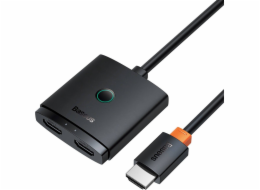 Baseus AV adaptér Baseus 2v1 HDMI adaptér s 1m kabelem (černý)