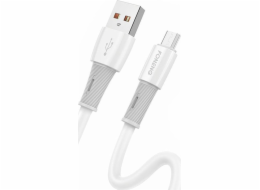 Foneng USB-A - microUSB kabel 1,2 m bílý (X86 Micro)