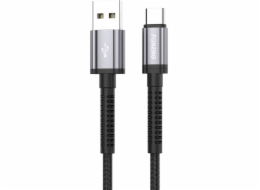 Foneng USB-A – USB-C kabel USB 1 m černý (X83 Type-C)