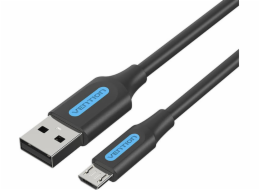 Vention USB-A - microUSB kabel 1 m černý (COLBF)