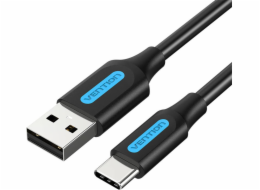 Vention USB-A - USB-C USB kabel 1 m černý (COKBF)