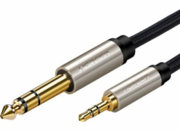 Ugreen Jack 3,5mm - Jack 6,3mm kabel 2m stříbrný (10628)