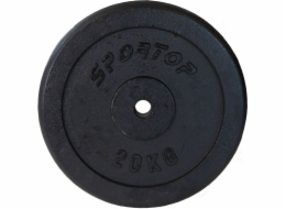 Sportop litinová zátěž 20 kg průměr 26