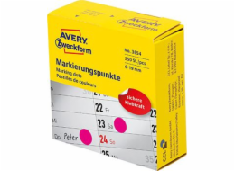 Avery Zweckform ŠTÍTKY ZF 3854 OZNAČOVACÍ KROUŽKY 19 MM RŮŽOVÁ