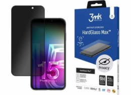 3mk tvrzené sklo HardGlass Max Privacy pro Apple iPhone 15