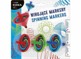 Derform 3-COL SWIRLING MARKER KIDEA DERF B/C