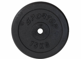 Sportop litinová zátěž 15 kg průměr 26