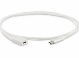 LMP USB-C – USB-C USB kabel 1 m stříbrný (LMP-USBC-USB3.1-EC-1M-S)