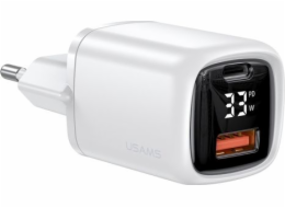 Usams T46 nabíječka 1x USB-A 1x USB-C 4 A (6958444976860)