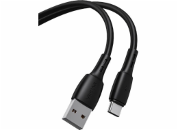 Vipfan USB-A - USB-C USB kabel 1 m černý (X05TC-1m-černý)