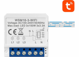 Avatto Smart Wi-Fi splachovací spínač Avatto WSM16-W3 TUYA