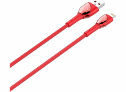 LDNIO USB-A – Lightning kabel 2 m červený (LDN80)