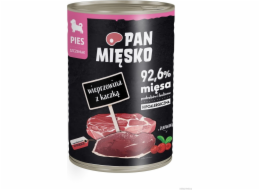 Pan Mięsko Mokré krmivo pro psy Vepřové maso s kachnou (štěně) 400g