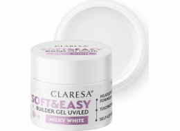 Activeshop Claresa stavební gel Soft&Easy gel mléčný bílý 45g