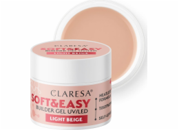 Activeshop Claresa stavební gel Soft&Easy gel světle béžový 45g