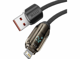 Toocki USB-A - Lightning kabel 1 m černý (TXCLYX01)