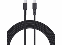 Aukey USB kabel Aukey CB-KCC101 USB-C na USB-C kabel 1m (černý)