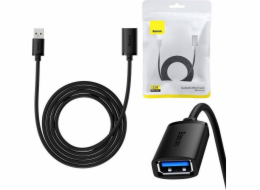 Baseus USB-A - USB-A kabel USB 2 m černý (B00631103111-03)