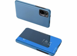 Hurtel Clear View Case Xiaomi Poco X4 NFC 5G modrý flipový kryt