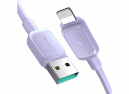 Joyroom USB-A – Lightning kabel 1,2 m fialový (JYR765)