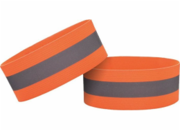 Hurtel REFLEXNÍ PÁS NA PAŽI BĚŽECKÉ KOLO VELCRO 4CM ORANŽOVÁ