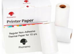 Phomemo Paper White Doplňovací náplně 3x role 53mm Phomemo T02 M02 PRO M02S M03 M04S / Q22-RM10