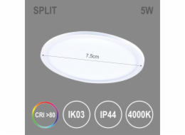 Závěsné svítidlo Tope Split R NW, 5W, LED, 4000K