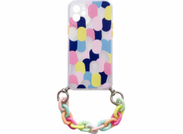 Hurtel Color Chain Case Gelové flexibilní pouzdro s řetízkovým přívěskem pro iPhone 13 Multicolor (1)