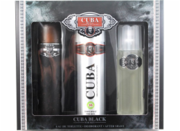 Cuba Black Set pro muže EDT 100ml + 100ml voda po holení + 200ml deodorant