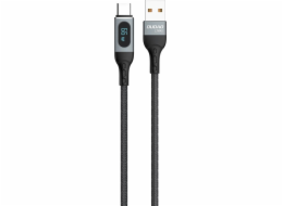 Dudao USB-A - USB-C USB kabel 1 m černý (6973687243678)