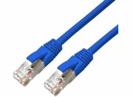 MicroConnect CAT6A UTP 0,5m Modrá LSZH