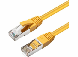 MicroConnect CAT6A S/FTP 1m Žlutá LSZH