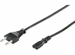 Goobay napájecí kabel EURO rádiový napájecí kabel CEE 7/16 - IEC 320 C7 1,5m (50084)