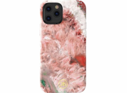 Kingxbar Kingxbar Agate Series elegantní kryt pouzdra s achátovým potiskem iPhone 12 mini červený univerzální