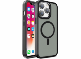 Hurtel Armored magnetické pouzdro iPhone 14 Pro Max MagSafe Color Matte Case - černé