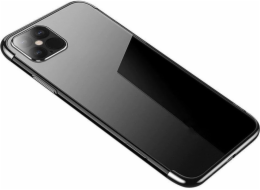 Hurtel Clear Color pouzdro gelový kryt pouzdro s kovovým rámečkem pro Samsung Galaxy A33 5G černý