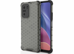 Pancéřové pouzdro Hurtel Honeycomb s gelovým rámem Xiaomi Redmi K40 Pro+ / K40 Pro / K40 / Poco F3 černé