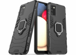 Kryt hybridního pouzdra Wozinsky Ring Armor Armored + magnetický držák pro Samsung Galaxy A03s (166.5) černý