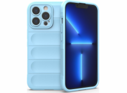 Pouzdro Hurtel Magic Shield Case pro iPhone 13 Pro flexibilní pancéřový kryt světle modrý