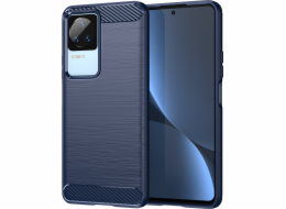 Hurtel Carbon Case Xiaomi Poco F4 5G flexibilní silikonové karbonové pouzdro modré