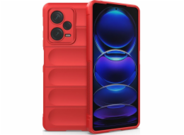 Hurtel Magic Shield Case pro Xiaomi Redmi Note 12 Pro+ flexibilní pancéřový kryt červený