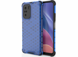 Pancéřové pouzdro Hurtel Honeycomb s gelovým rámem Xiaomi Redmi K40 Pro+ / K40 Pro / K40 / Poco F3 modré