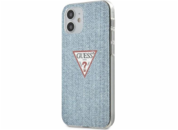 Guess Guess GUHCP12SPCUJULLB iPhone 12 5.4 modré/světle modré pevné pouzdro Jeans Collection