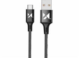 Wozinsky USB-A - USB-C USB kabel 1 m černý (5907769301162)