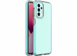 Hurtel Spring Case pro Samsung Galaxy A23, silikonový kryt s rámečkem, světle modrý