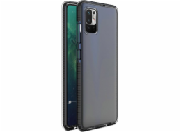 Hurtel Spring Case Cover Gelové pouzdro s barevným rámečkem pro Xiaomi Redmi Note 10 5G / Poco M3 Pro Black