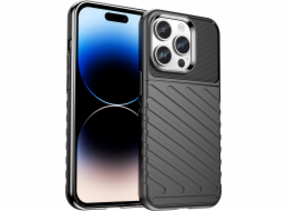 Pouzdro Hurtel Thunder Case iPhone 14 Pro Max, obrněný kryt, černý