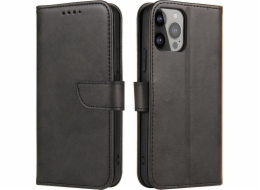 Hurtel Magnet Case Case pro Xiaomi Redmi Note 12 Pro / Poco X5 Pro 5G Cover with Flip Wallet Stand Black